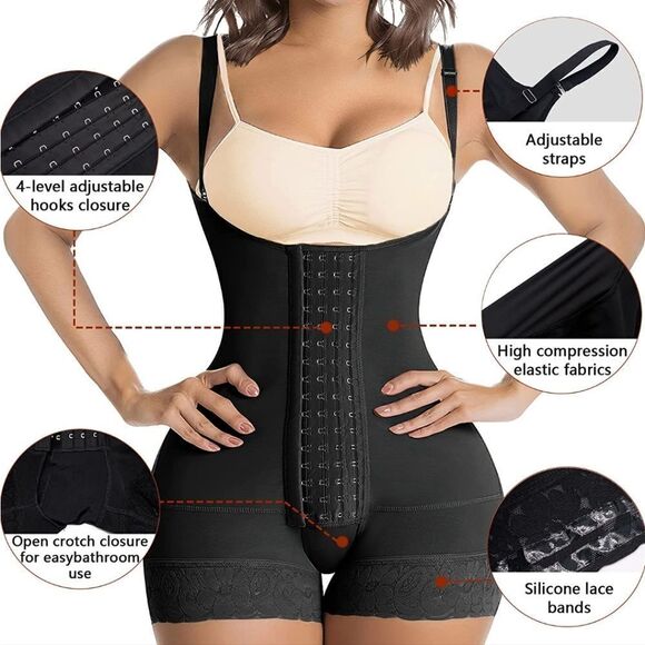 𝅺shaperx Fitness Body Suit Shaper S New - Picture 7 of 9